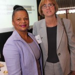 Commissioner Nicky Osborne, Massachusetts Rehabilitation Commission (MRC) , and Teury Marte, Director MRC Salem Area Office.