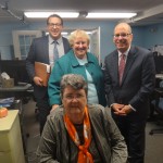 ILCNSCA Board Member, Kathryn Forbes, ILCNSCA Executive Director,  Mary Margaret Moore, MOD Executive Director David D'Arcangelo and MOD Staff Member at the ILCNSCA Annual Meeting.